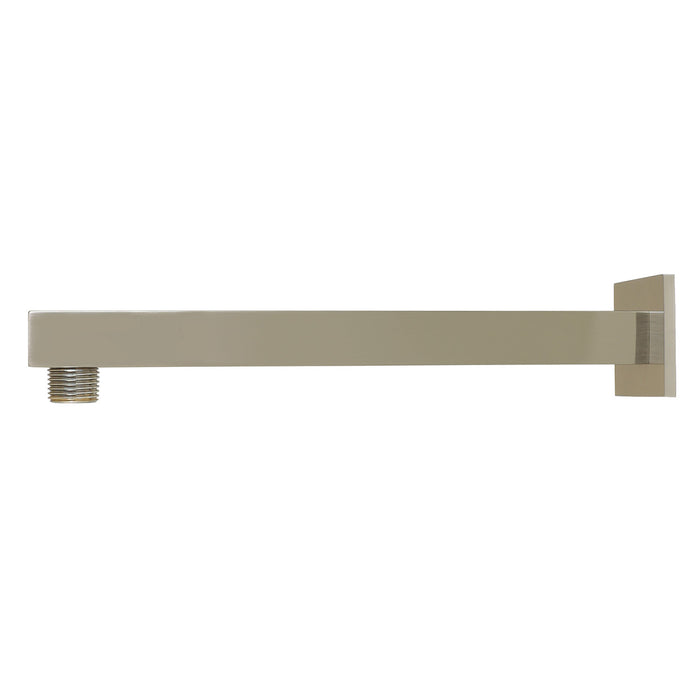 Kingston Sona K4108 - Claremont 10-Inch Shower Arm with Square Flange, Brushed Nickel