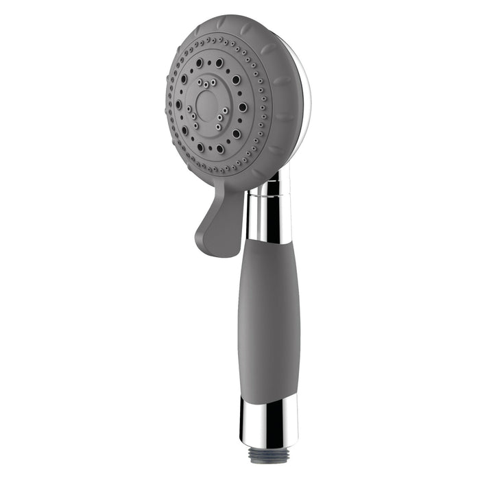 Kingston Kaiser K411A1 4-Function Round Hand Shower, Polished Chrome