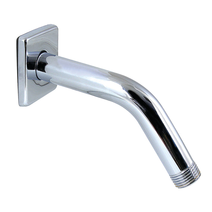 Kingston Claremont K412K1 7-Inch Shower Arm with Square Flange, Polished Chrome