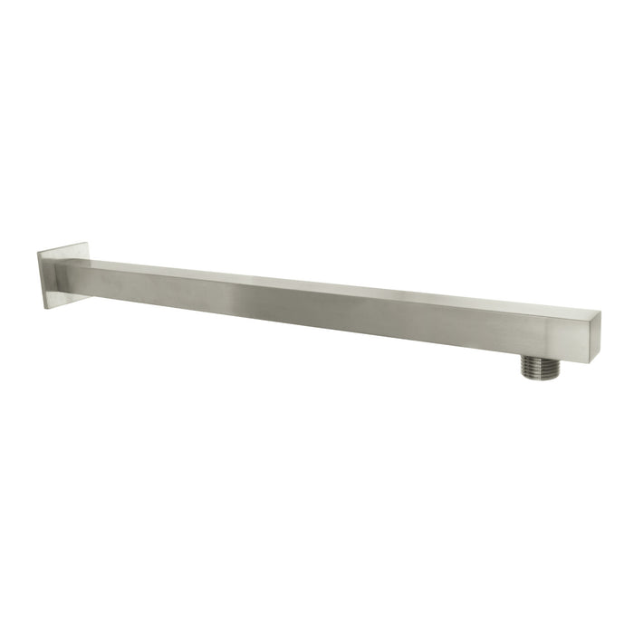 Kingston Sona K4166 - Claremont 15-3/4 Inch Rain Drop Square Shower Arm with Square Flange, Polished Nickel