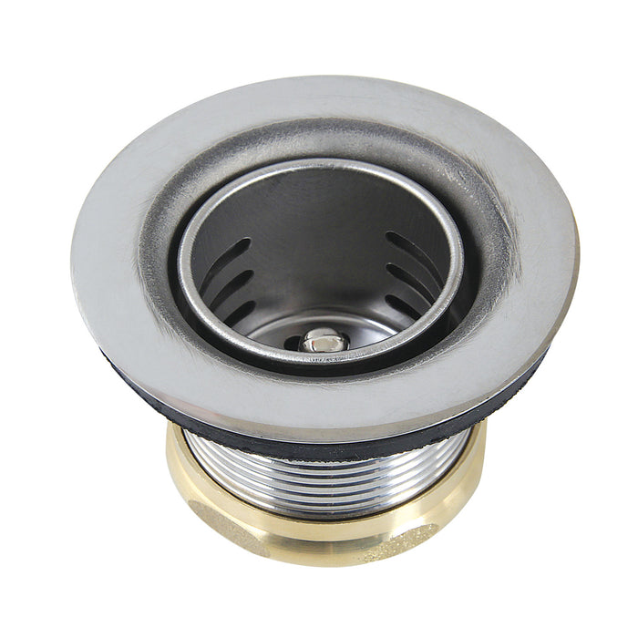 Kingston Portland K451B Stainless Steel Bar Sink Basket Strainer, Brushed Stainless Steel
