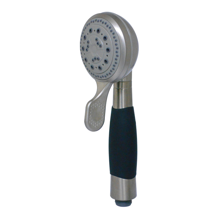 Kingston Kaiser K511A8 5-Function Round Hand Shower, Brushed Nickel/Gray