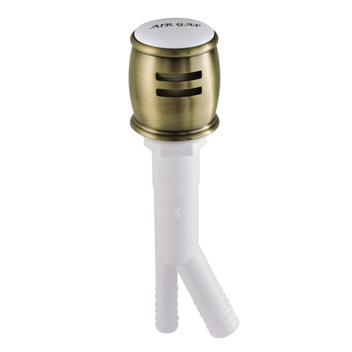 Kingston Heritage K511AB Dishwasher Air Gap with Brass Cover, Antique Brass