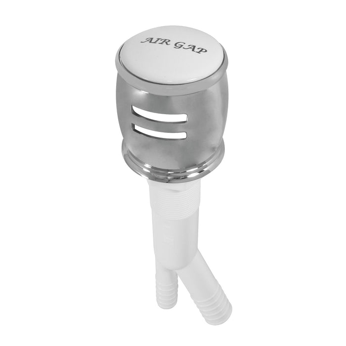 Kingston Heritage K511C Dishwasher Air Gap with Brass Cover, Polished Chrome
