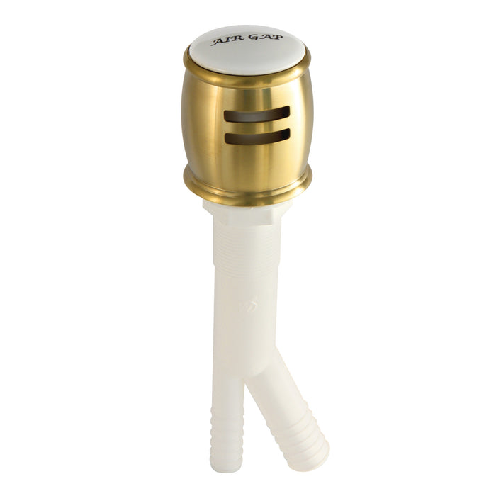 Kingston Heritage K511SB Dishwasher Air Gap with Brass Cover, Brushed Brass