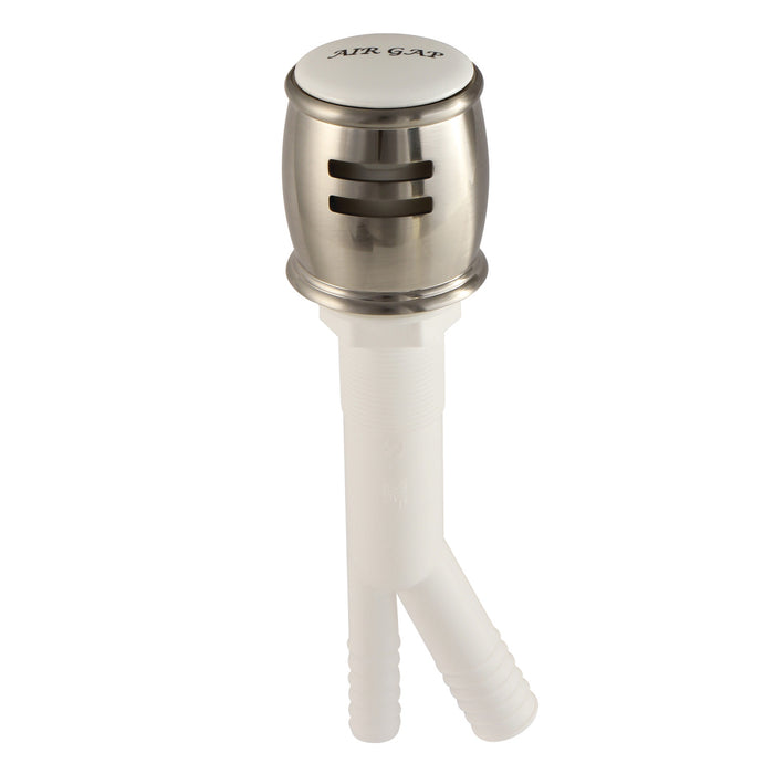 Kingston Heritage K511SN Dishwasher Air Gap with Brass Cover, Brushed Nickel