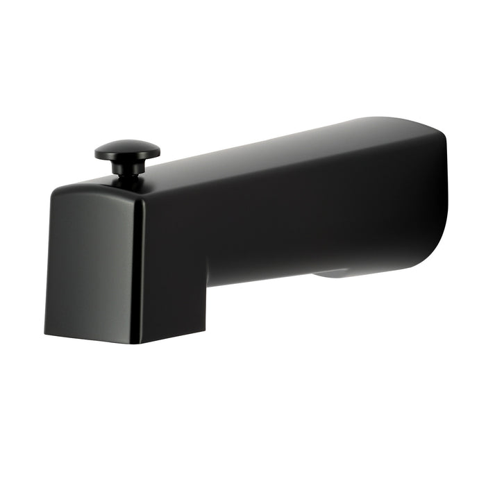 Kingston Shower Scape K6188A0 Zinc Tub Faucet Spout with Diverter, Matte Black
