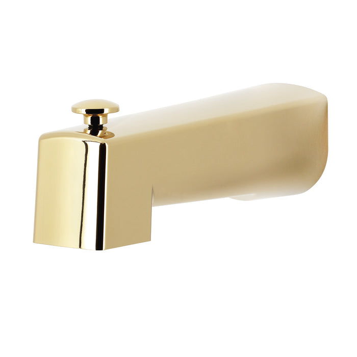 Kingston Shower Scape K6188A2 Zinc Tub Faucet Spout with Diverter, Polished Brass
