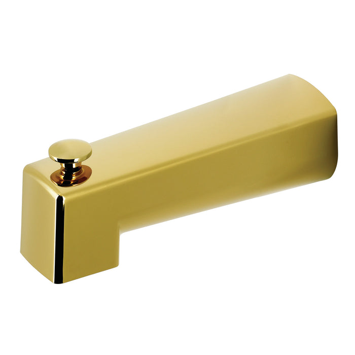 Kingston Shower Scape K6188A2 Zinc Tub Faucet Spout with Diverter, Polished Brass