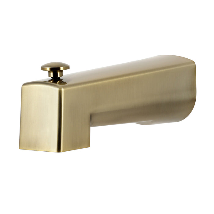 Kingston Shower Scape K6188A3 Zinc Tub Faucet Spout with Diverter, Antique Brass