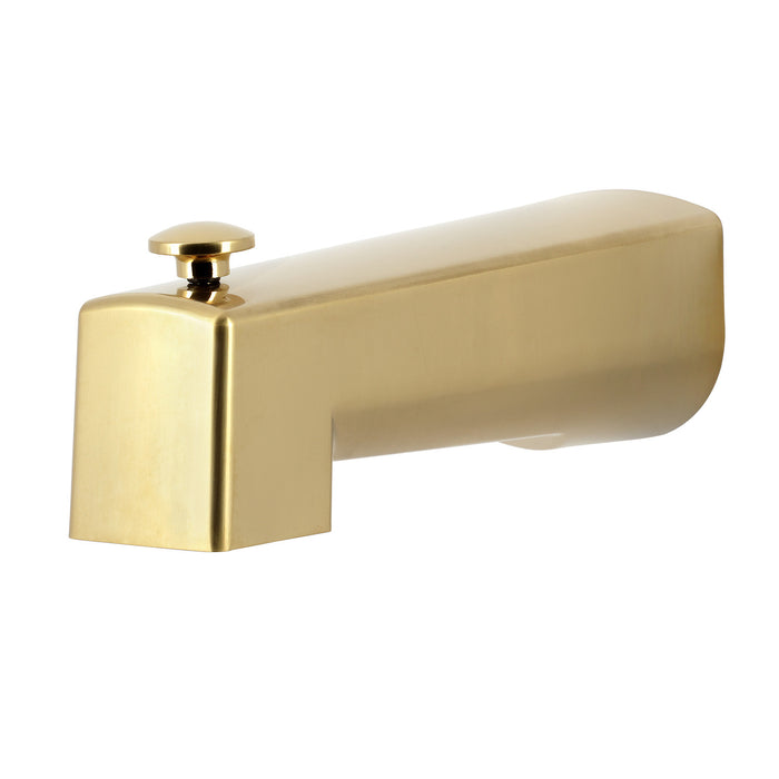 Kingston Shower Scape K6188A7 Zinc Tub Faucet Spout with Diverter, Brushed Brass