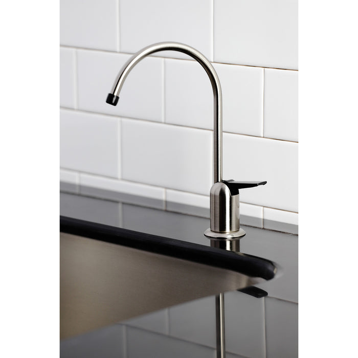 Kingston Tulare K6194 - Americana Single-Handle 1-Hole Deck Mount Water Filtration Faucet, Black Stainless