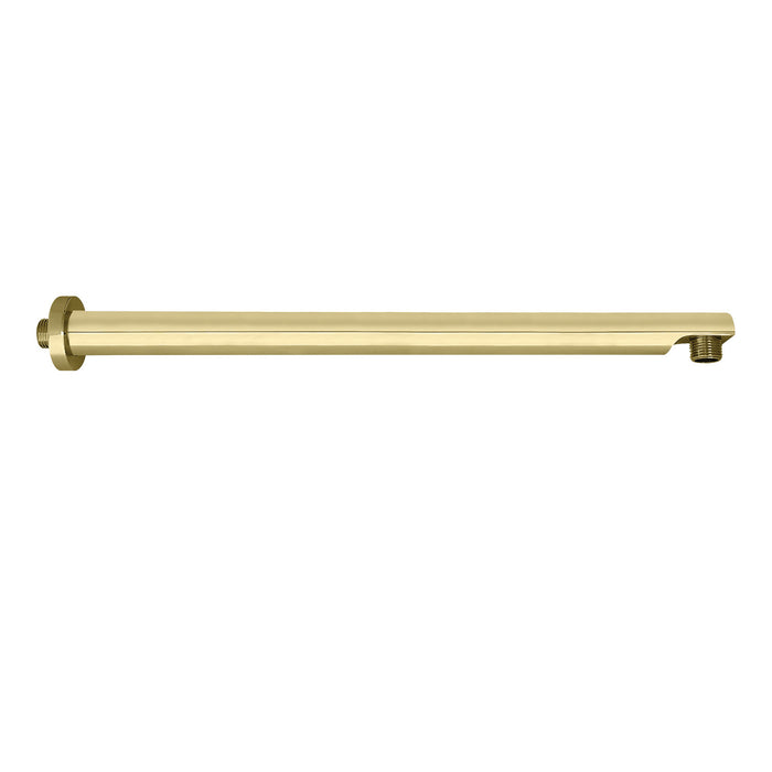 Kingston Sona K8119E2 - Aqua Elements 18-Inch Rain Drop Shower Arm with Round Flange, Polished Brass