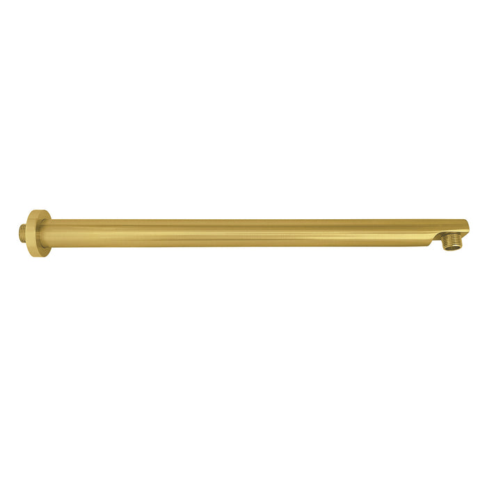Kingston Sona K8119E7 - Aqua Elements 18-Inch Rain Drop Shower Arm with Round Flange, Brushed Brass