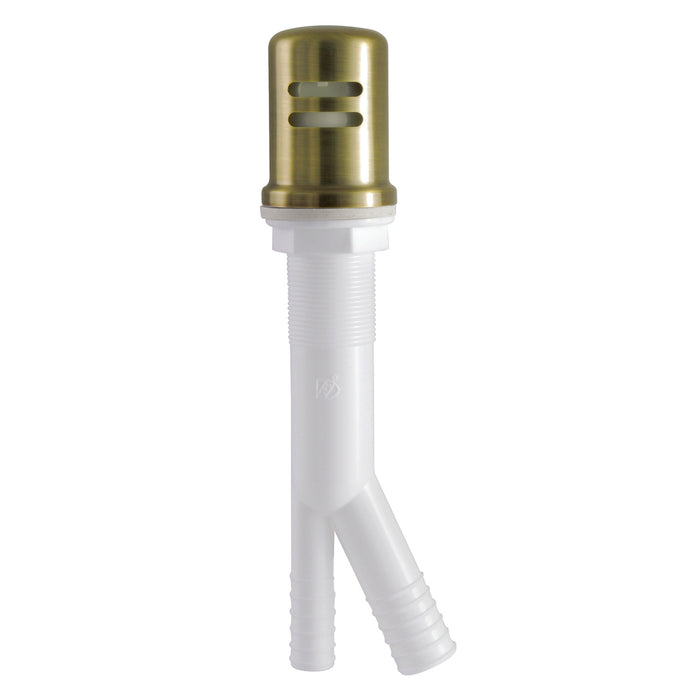 Kingston Trimscape K811AB Dishwasher Air Gap with Brass Cover, Antique Brass