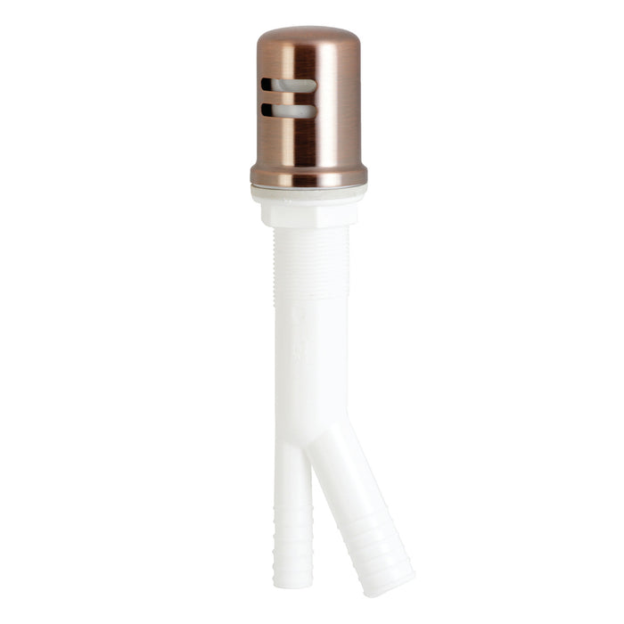 Kingston Trimscape K811AC Dishwasher Air Gap with Brass Cover, Antique Copper