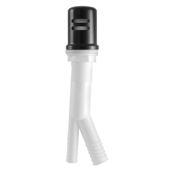 Kingston Trimscape K811MB Dishwasher Air Gap with Brass Cover, Matte Black