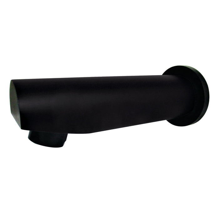 Kingston Sona K8187A0 - Concord 6-1/2 Inch Brass Tub Faucet Spout with Flange, Matte Black