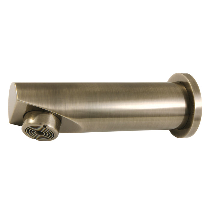 Kingston Sona K8187A3VN - Concord 6-1/2 Inch Brass Tub Faucet Spout with Flange, Black Stainless
