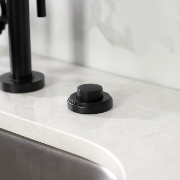 Kingston Heirloom KA210 - Trimscape Garbage Disposal Air Switch Button, Matte Black