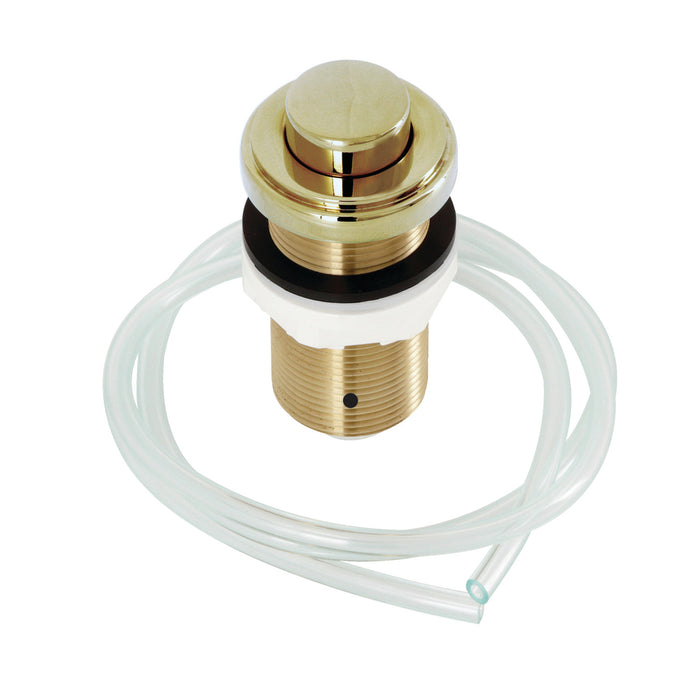 Trimscape KA212 Garbage Disposal Air Switch Button, Polished Brass