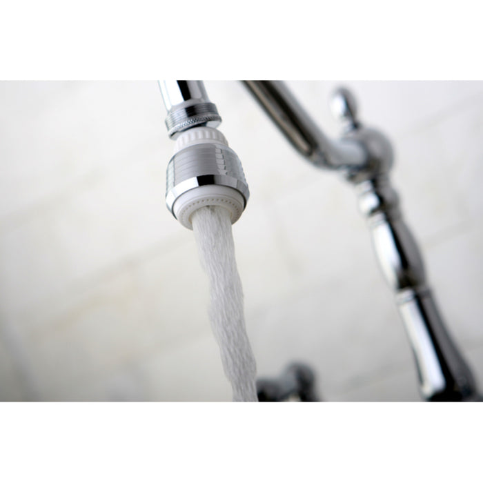 Complement KA213C20 Swivel Kitchen Aerator with Brass Ball Joint, Polished Chrome