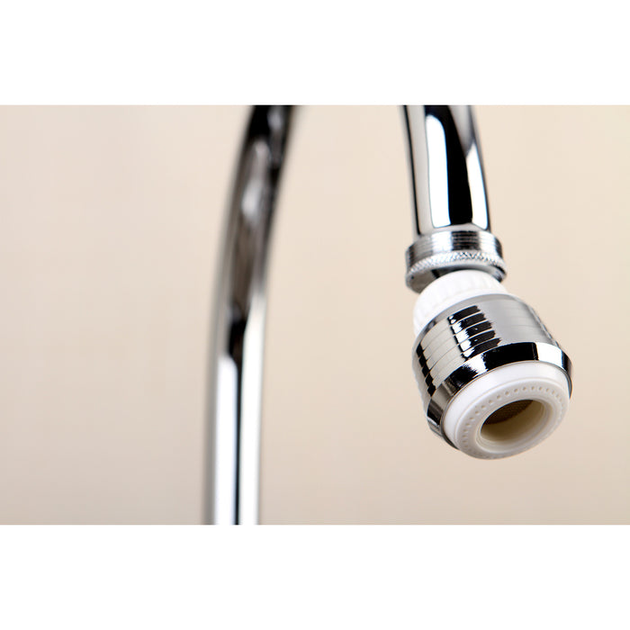 Complement KA213C20 Swivel Kitchen Aerator with Brass Ball Joint, Polished Chrome