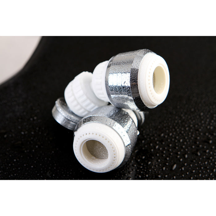 Complement KA213C20 Swivel Kitchen Aerator with Brass Ball Joint, Polished Chrome