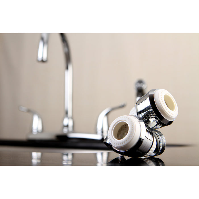 Complement KA213C20 Swivel Kitchen Aerator with Brass Ball Joint, Polished Chrome