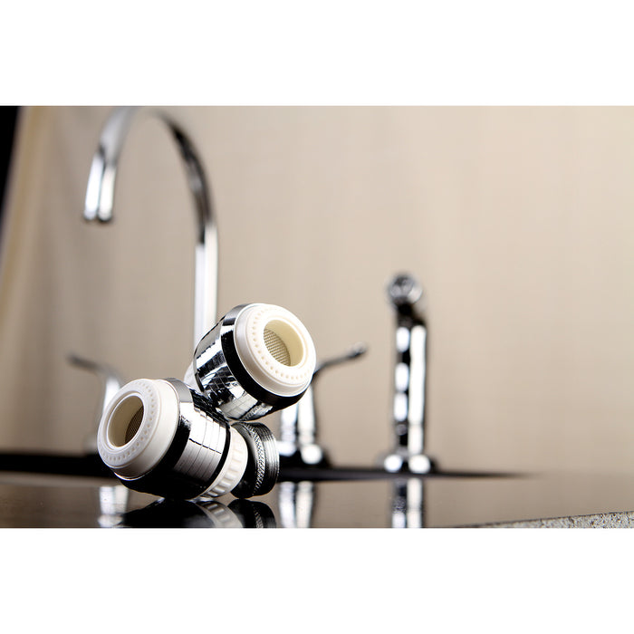 Complement KA213C20 Swivel Kitchen Aerator with Brass Ball Joint, Polished Chrome