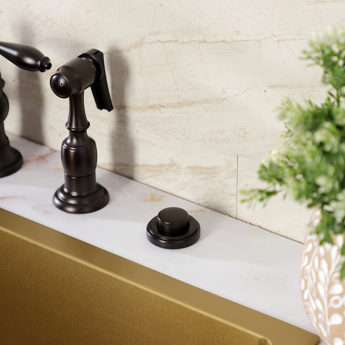 Trimscape KA215 Garbage Disposal Air Switch Button, Oil Rubbed Bronze