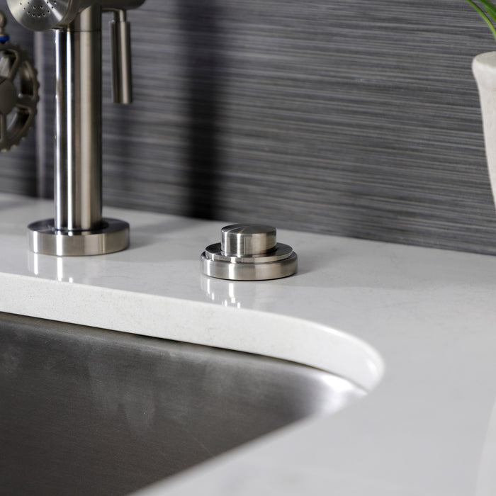 Kingston Heirloom KA218 - Trimscape Garbage Disposal Air Switch Button, Brushed Nickel