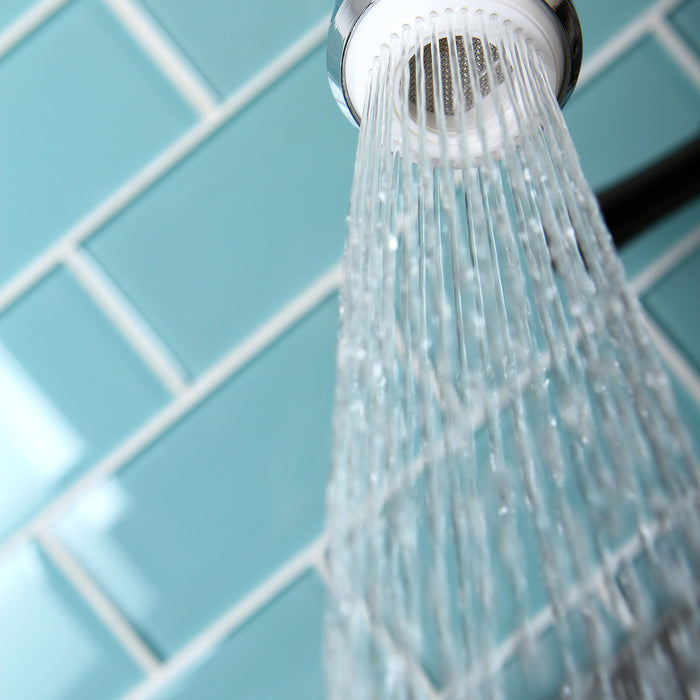 Complement KA221C20 Double Swivel Kitchen Aerator with Brass Ball Joint, Polished Chrome/White