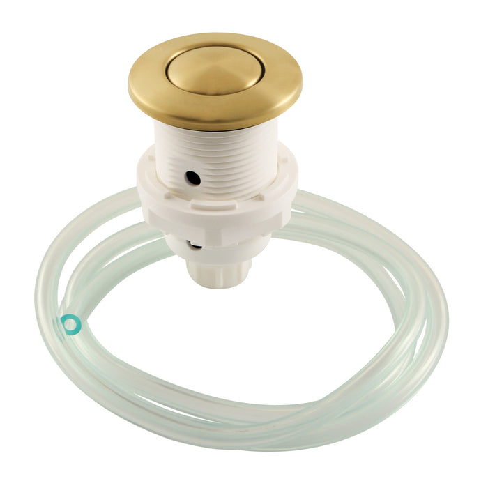 Kingston Trimscape KA317 Garbage Disposal Air Switch Button, Brushed Brass