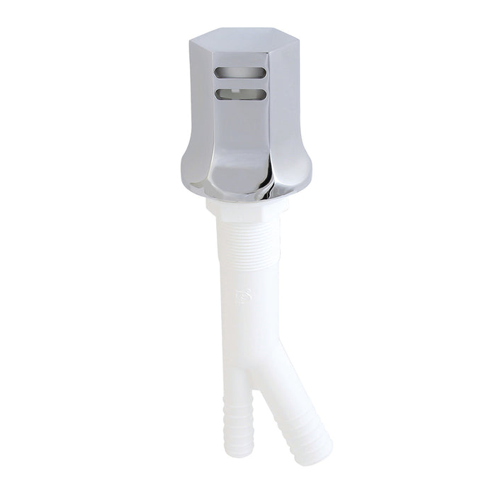 Kingston Tulare KA461C - Metropolitan Dishwasher Air Gap with Brass Cover, Polished Chrome