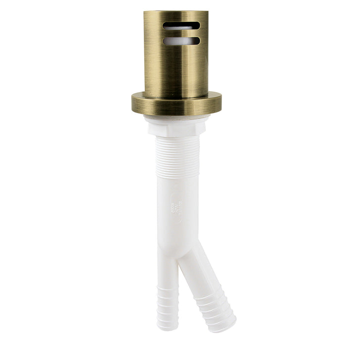 Kingston Trimscape KA821AB Dishwasher Air Gap with Brass Cover, Antique Brass