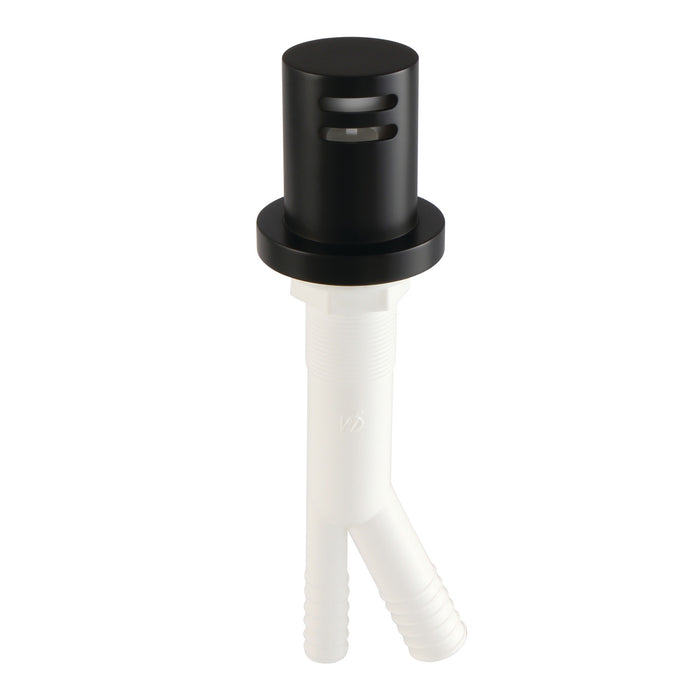 Kingston Trimscape KA821MB Dishwasher Air Gap with Brass Cover, Matte Black