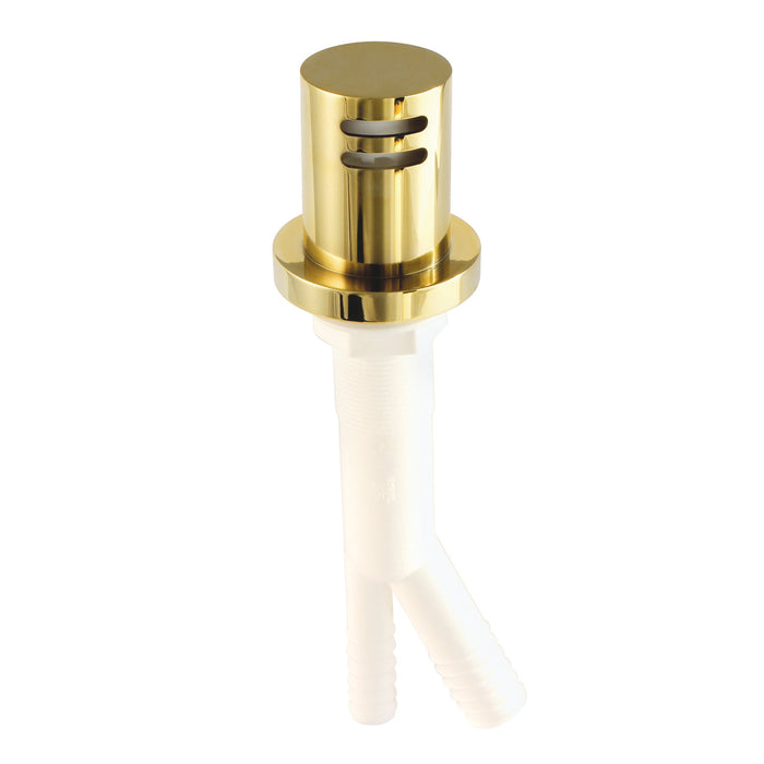 Kingston Trimscape KA821PB Dishwasher Air Gap with Brass Cover, Polished Brass