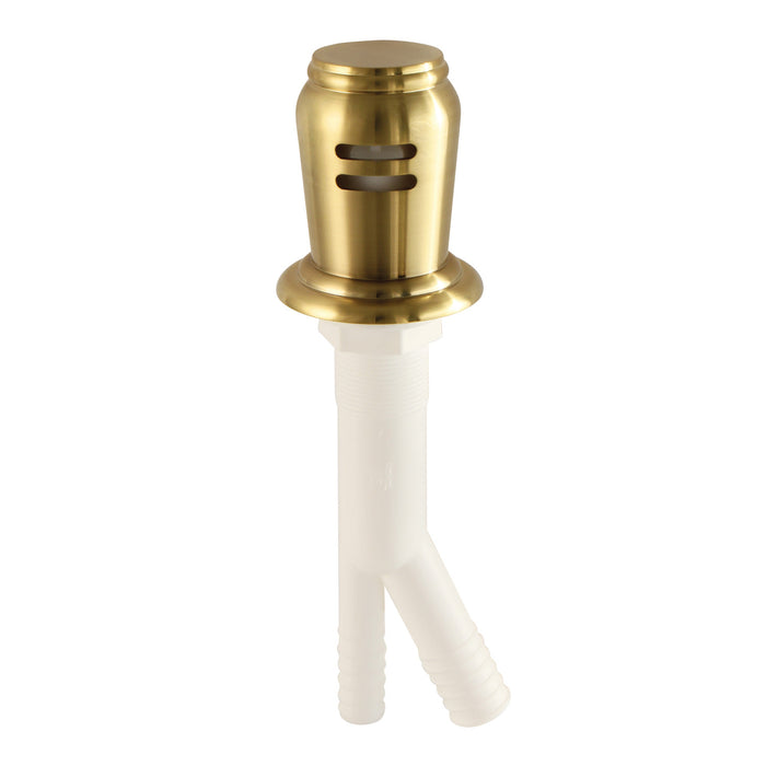 Kingston Heirloom KA831BB - Trimscape Dishwasher Air Gap with Brass Cover, Brushed Brass