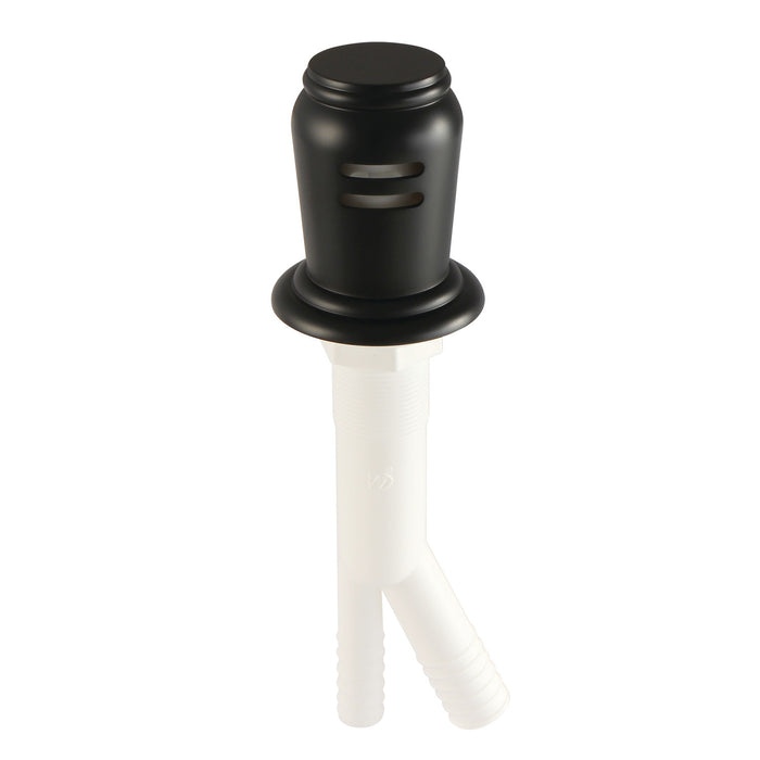Kingston Heirloom KA831MB - Trimscape Dishwasher Air Gap with Brass Cover, Matte Black