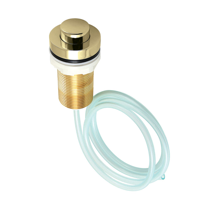 Kingston Trimscape KAM212 Garbage Disposal Air Switch Button, Polished Brass