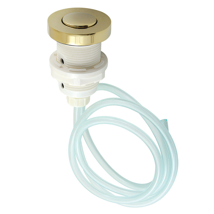 Kingston Trimscape KAM312 Garbage Disposal Air Switch Button, Polished Brass