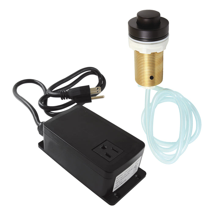 Kingston Trimscape KAMSK215 Single Outlet Garbage Disposal Air Switch Kit, Oil Rubbed Bronze