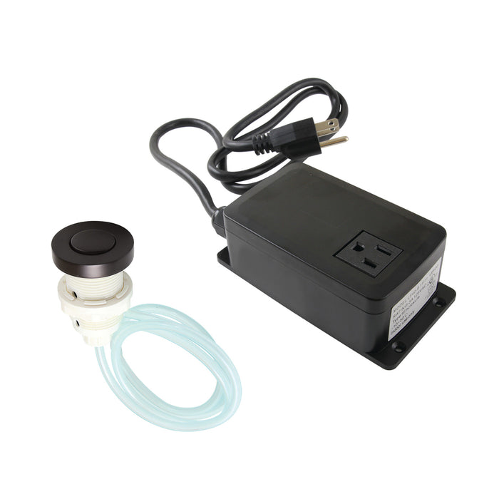 Kingston Trimscape KAMSK315 Single Outlet Garbage Disposal Air Switch Kit, Oil Rubbed Bronze