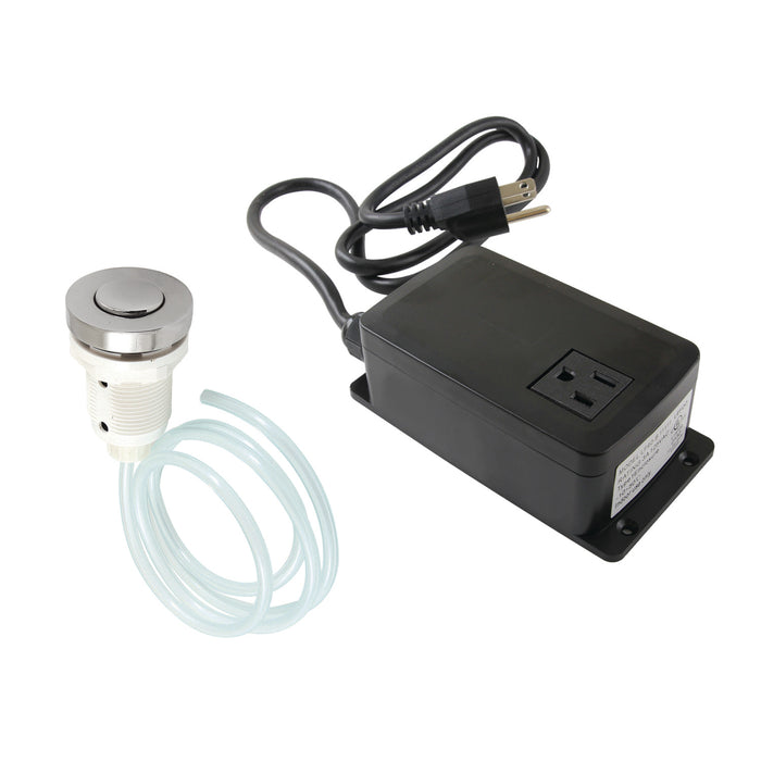 Kingston Trimscape KAMSK316 Single Outlet Garbage Disposal Air Switch Kit, Polished Nickel