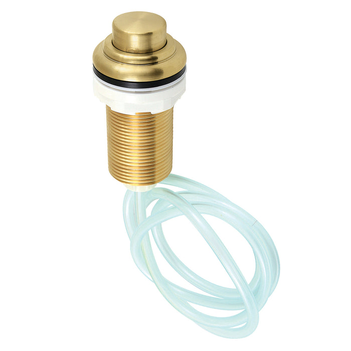 Kingston Heirloom KAT217 - Trimscape Garbage Disposal Air Switch Button, Brushed Brass
