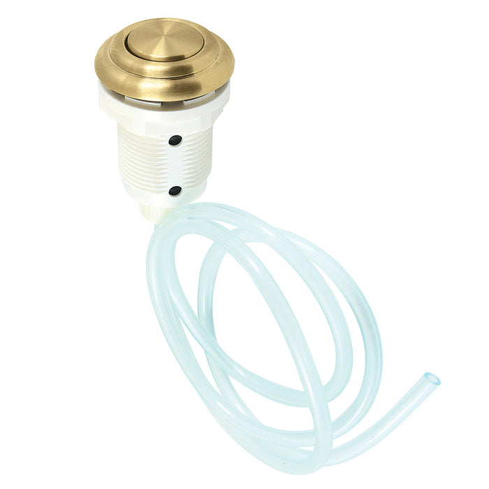 Trimscape KAT317 Garbage Disposal Air Switch Button, Brushed Brass