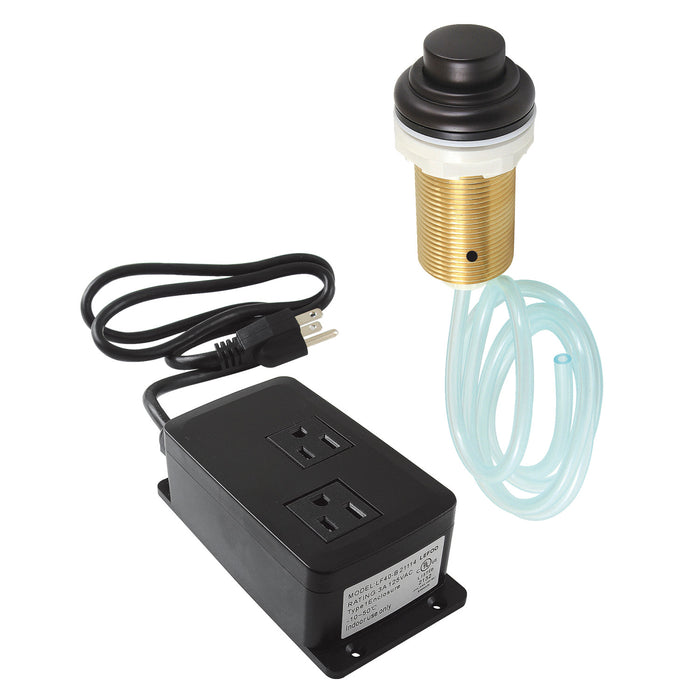 Kingston Heirloom KATDK215 - Trimscape Dual Outlet Garbage Disposal Air Switch Kit, Oil Rubbed Bronze