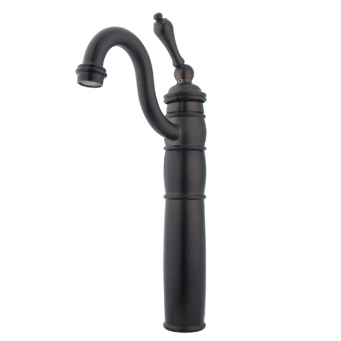 Kingston Heirloom KB1425AL - Heritage Single-Handle 1-Hole Deck Mount Vessel Faucet, Oil Rubbed Bronze