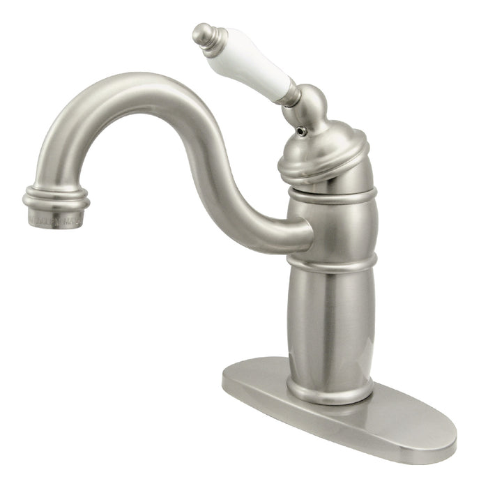 Victorian KB1488PL One-Handle 1-Hole Deck Mount Bar Faucet, Brushed Nickel